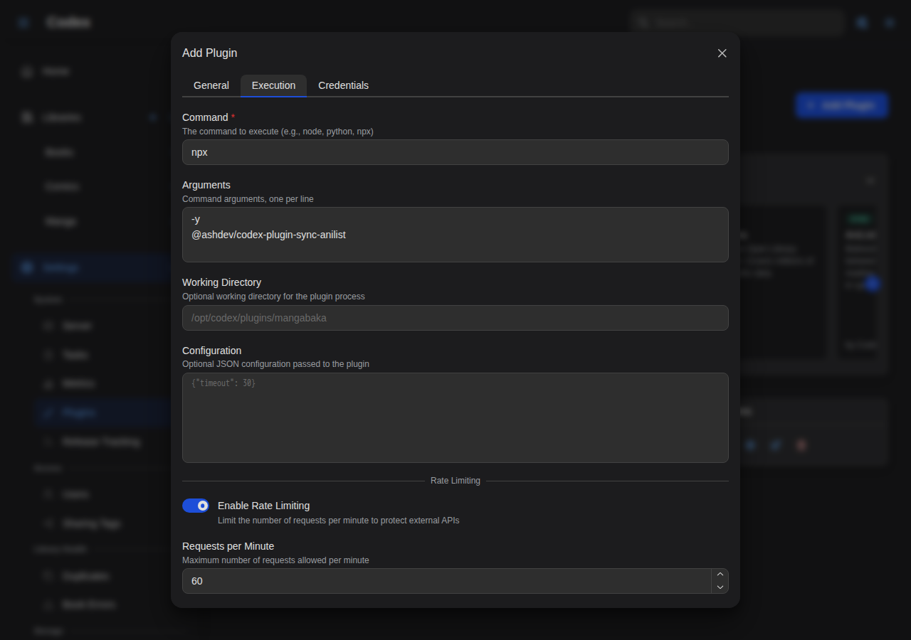 Add Sync Plugin - Execution