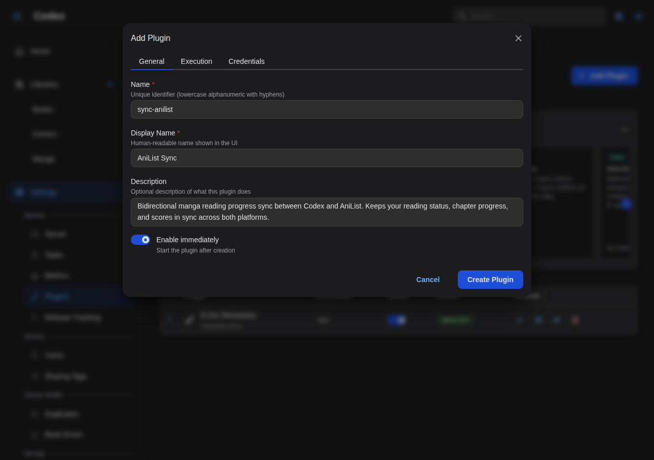 Add Sync Plugin - General