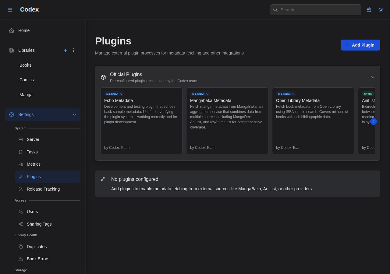 Official Plugin Store